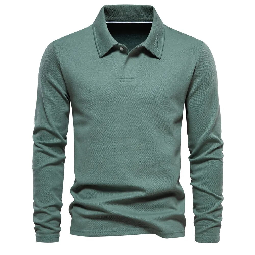 Casual polotrui heren – Lange mouwen - Stijlvol en Comfortabel