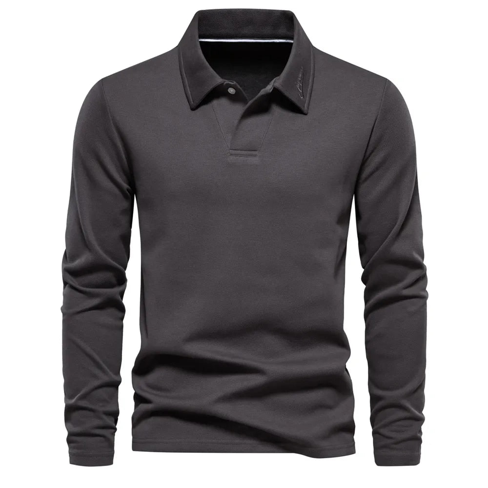 Casual polotrui heren – Lange mouwen - Stijlvol en Comfortabel