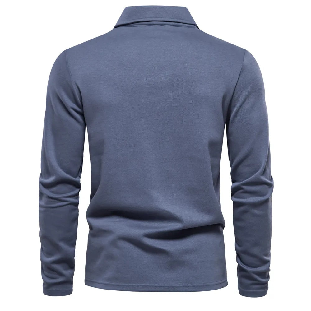 Casual polotrui heren – Lange mouwen - Stijlvol en Comfortabel
