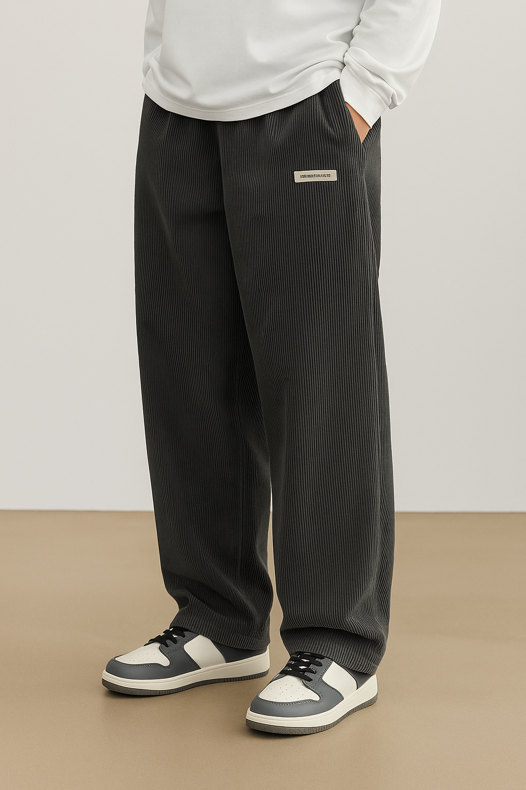 Heren Corduroy Broek | Loose-Fit & Rechte Pijp | Casual & Comfortabel | Tijdloze Stijl