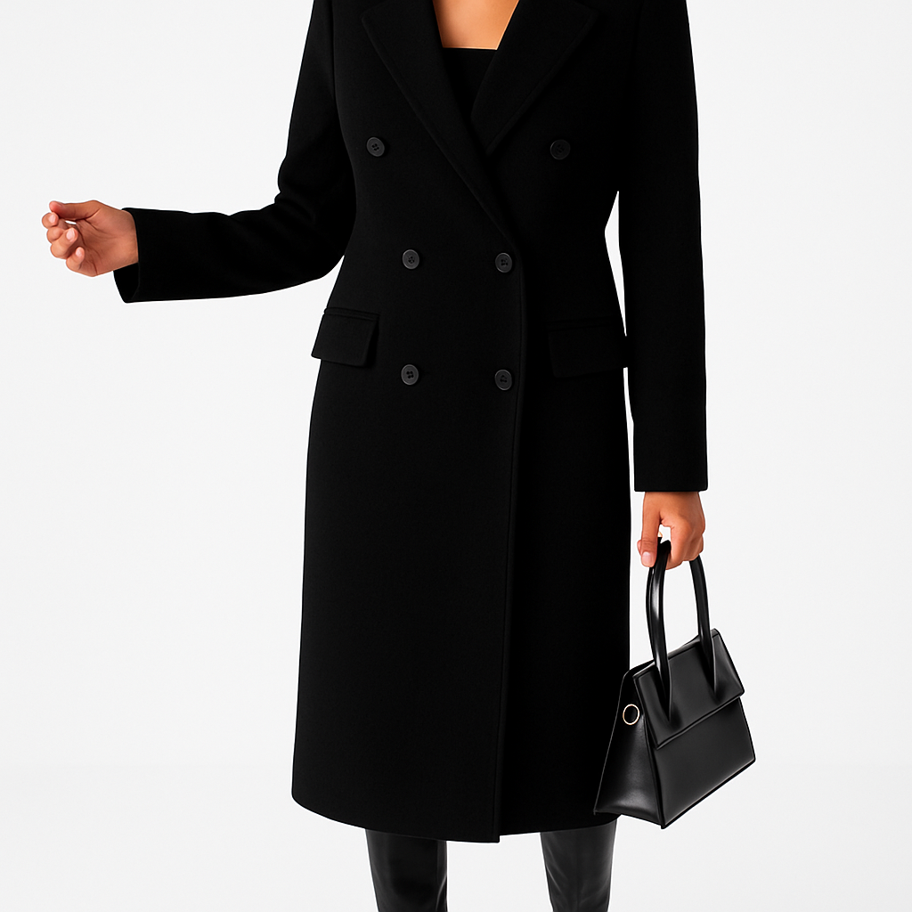 Elegante en comfortabele lange jas mantel dames