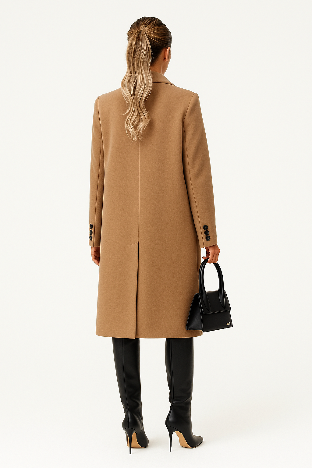 Elegante en comfortabele lange jas mantel dames