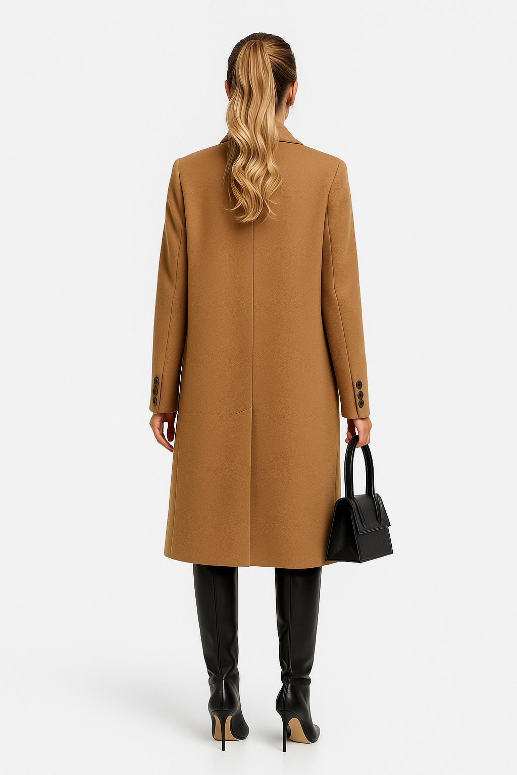 Elegante en comfortabele lange jas mantel dames