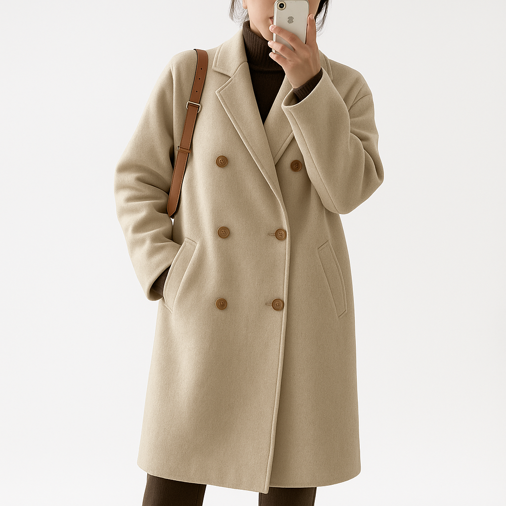Lange mantel jas dames - Palera