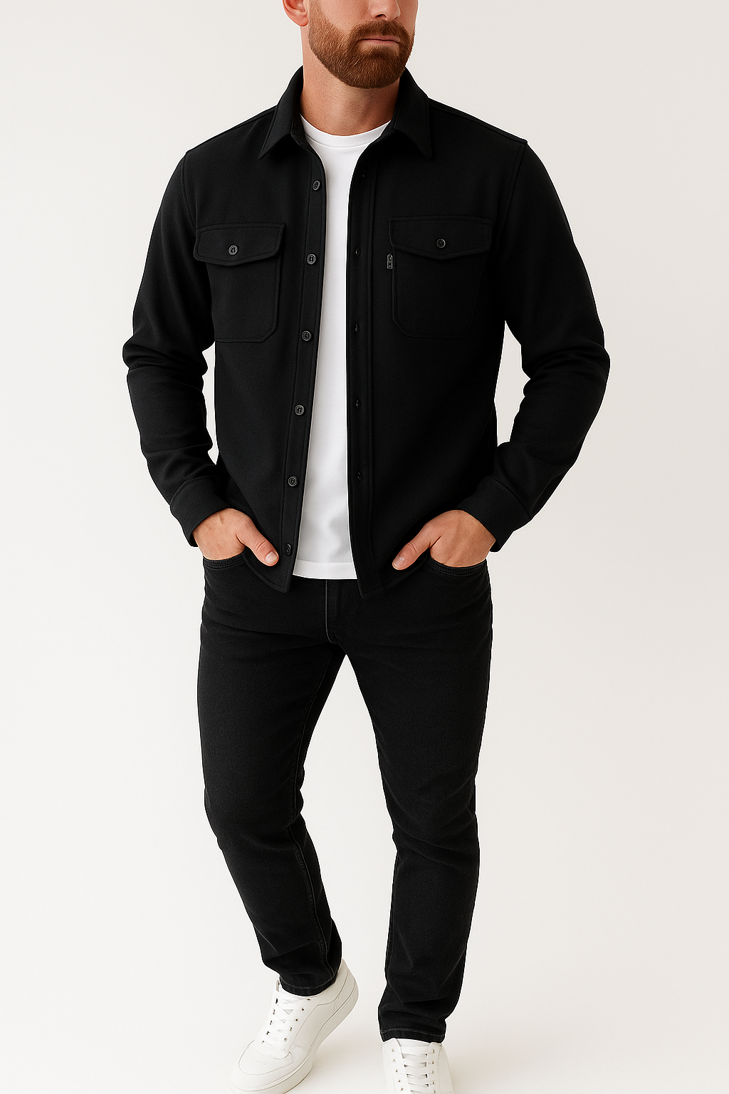 Modern overhemdjack voor heren - Liam