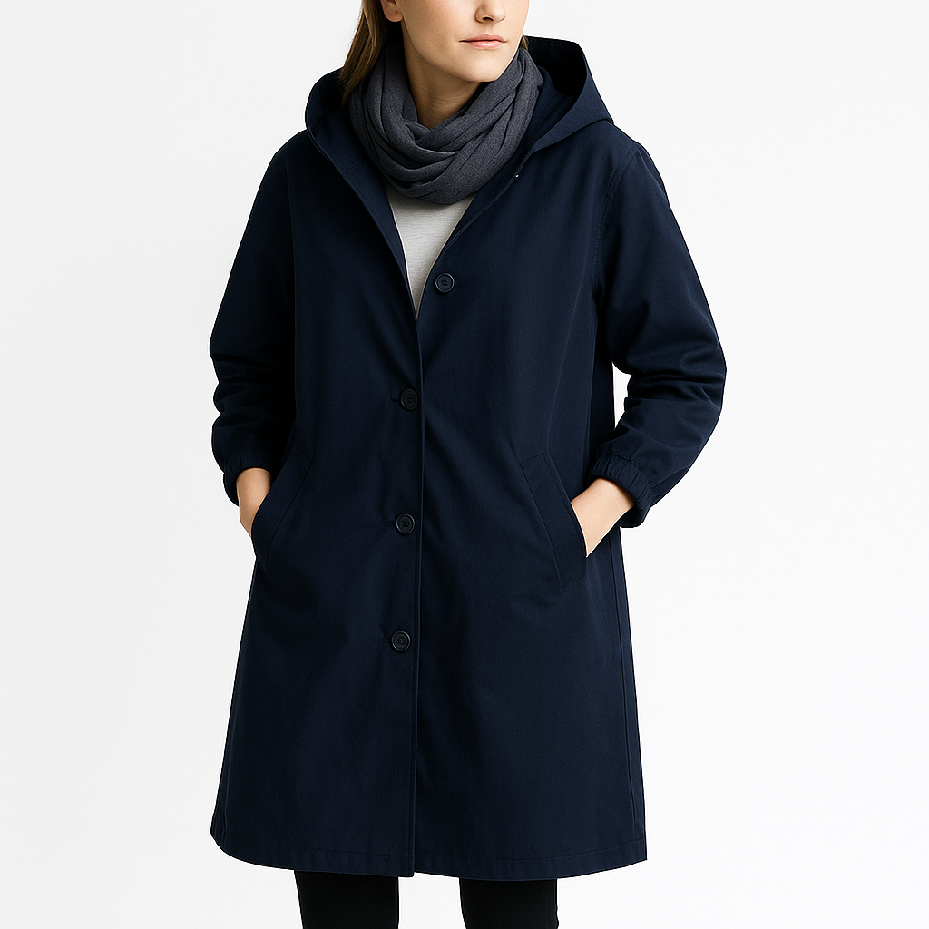 Wind- en waterdichte trenchcoat voor dames - Salve