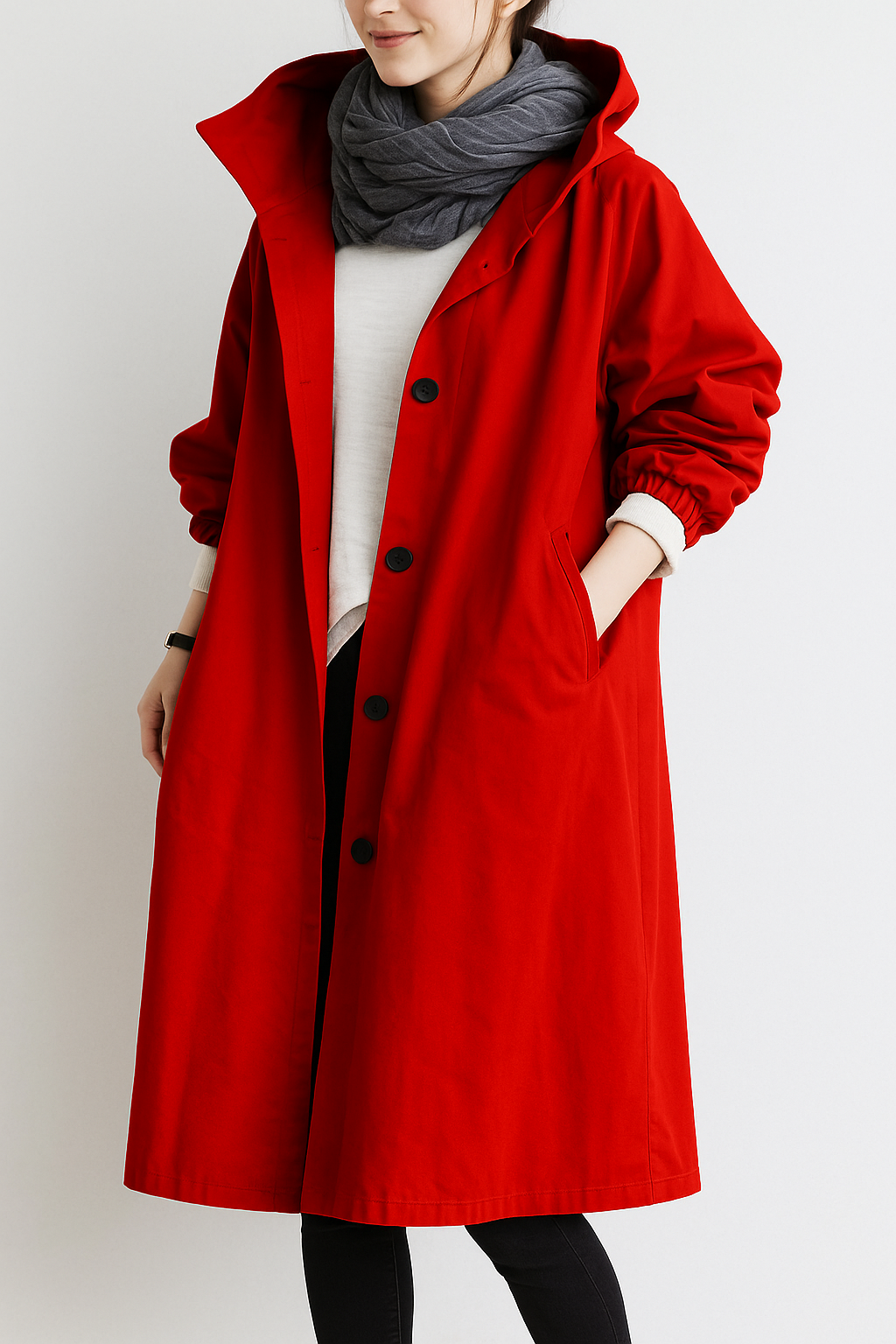 Wind- en waterdichte trenchcoat voor dames - Salve