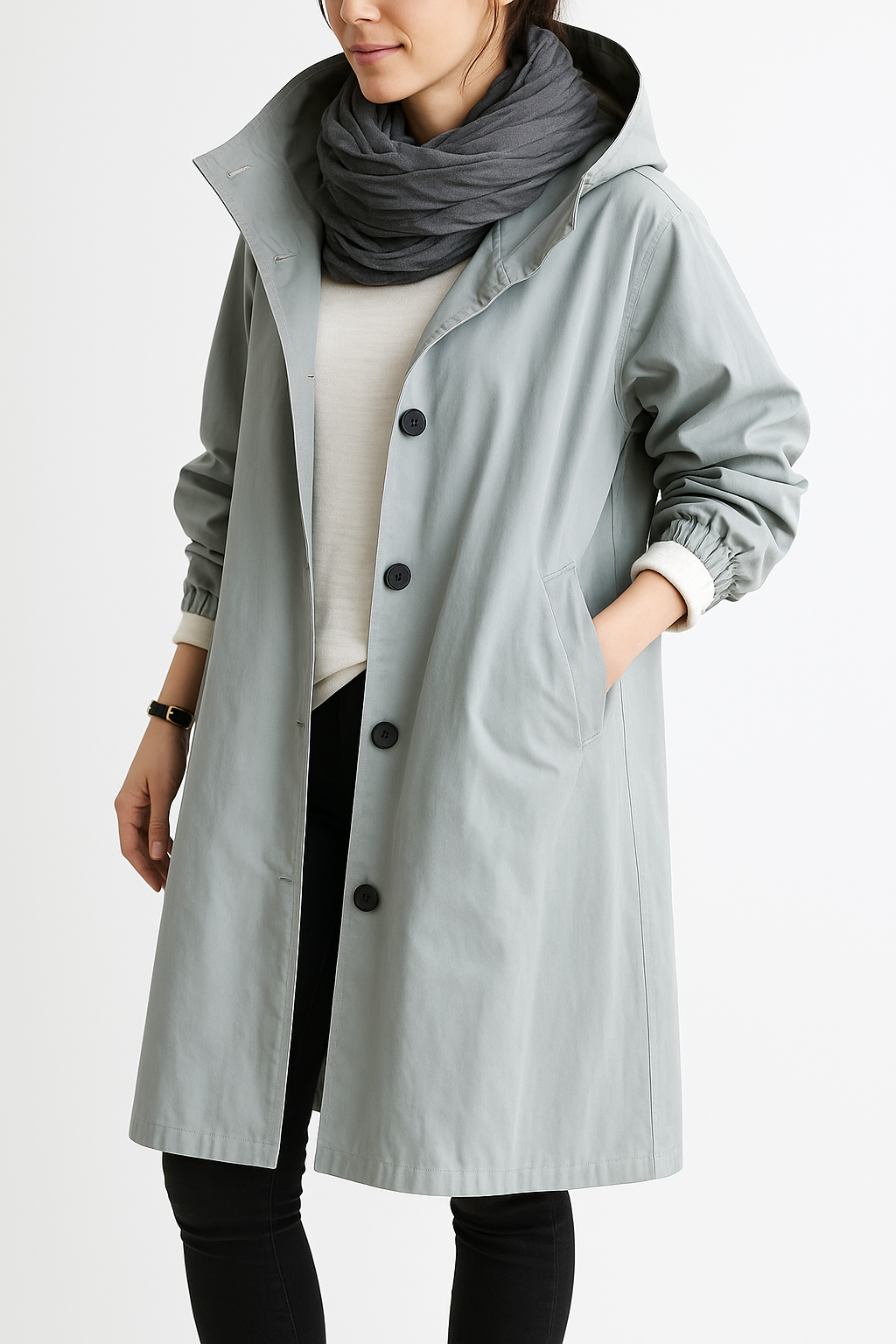 Wind- en waterdichte trenchcoat voor dames - Salve