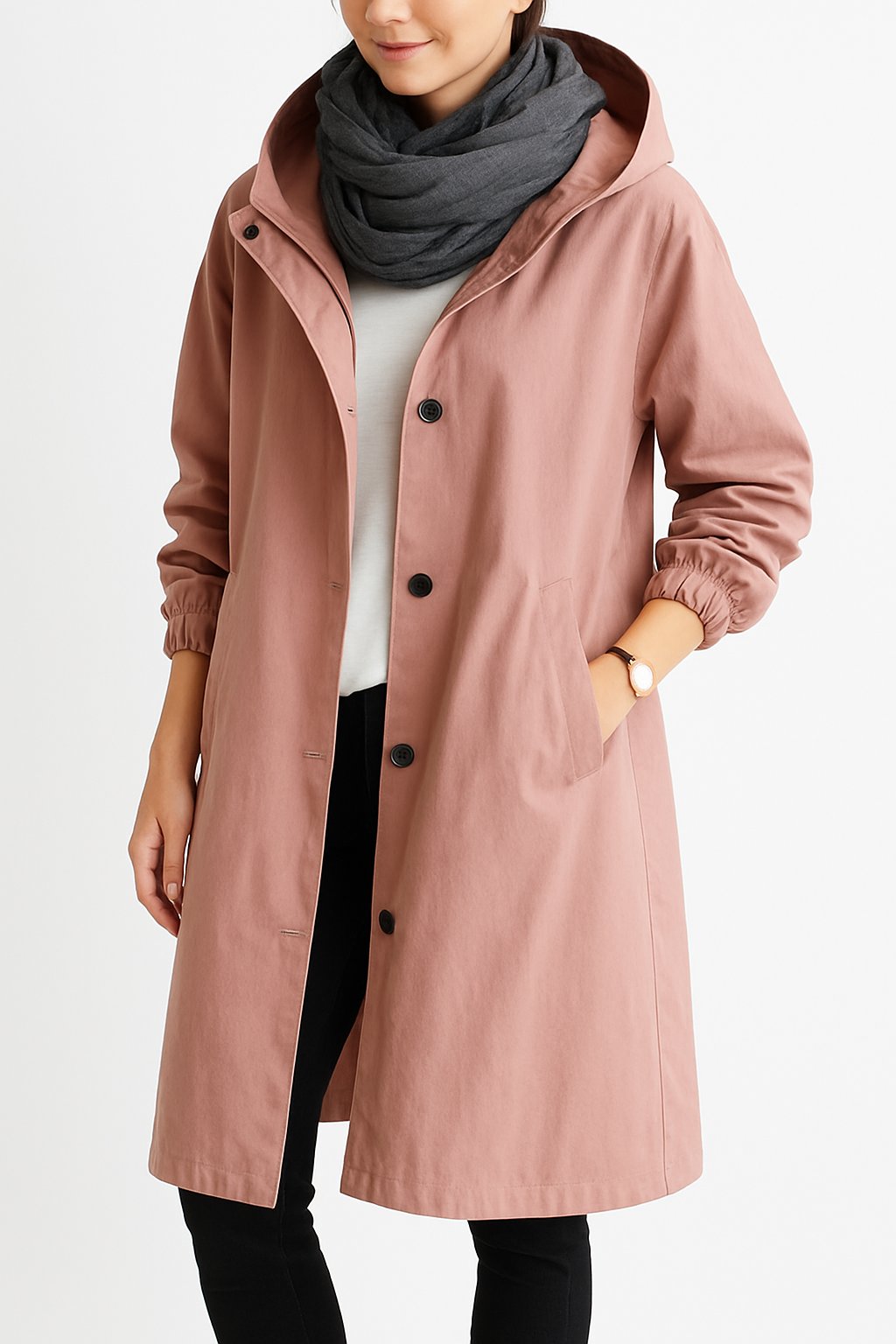 Wind- en waterdichte trenchcoat voor dames - Salve
