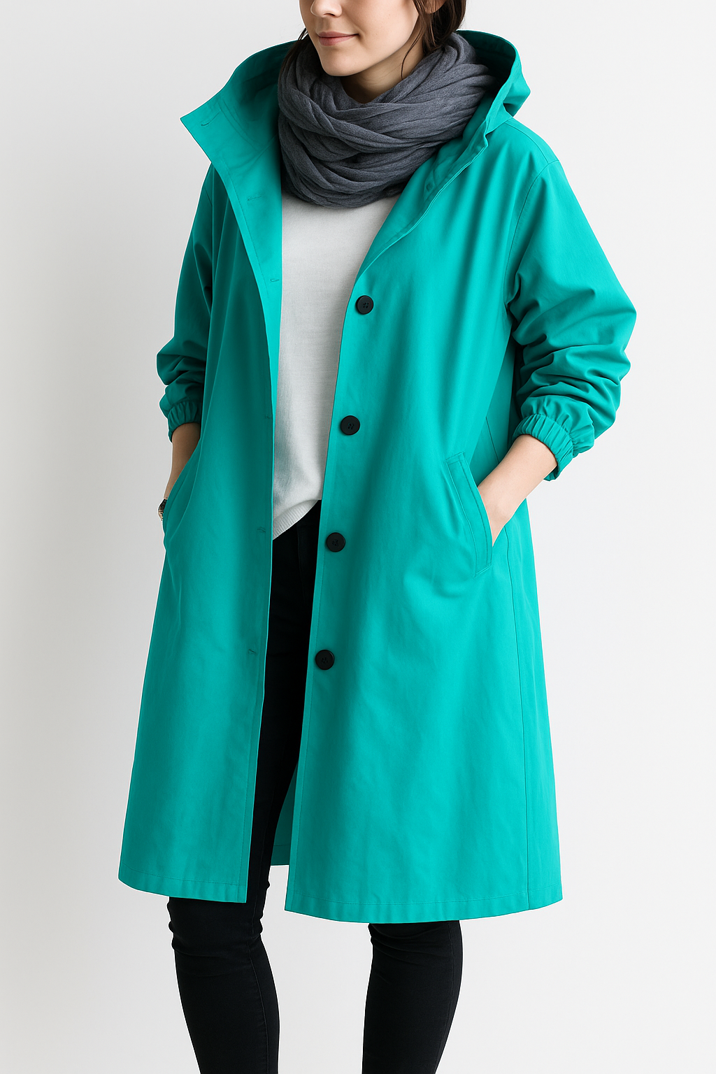 Wind- en waterdichte trenchcoat voor dames - Salve