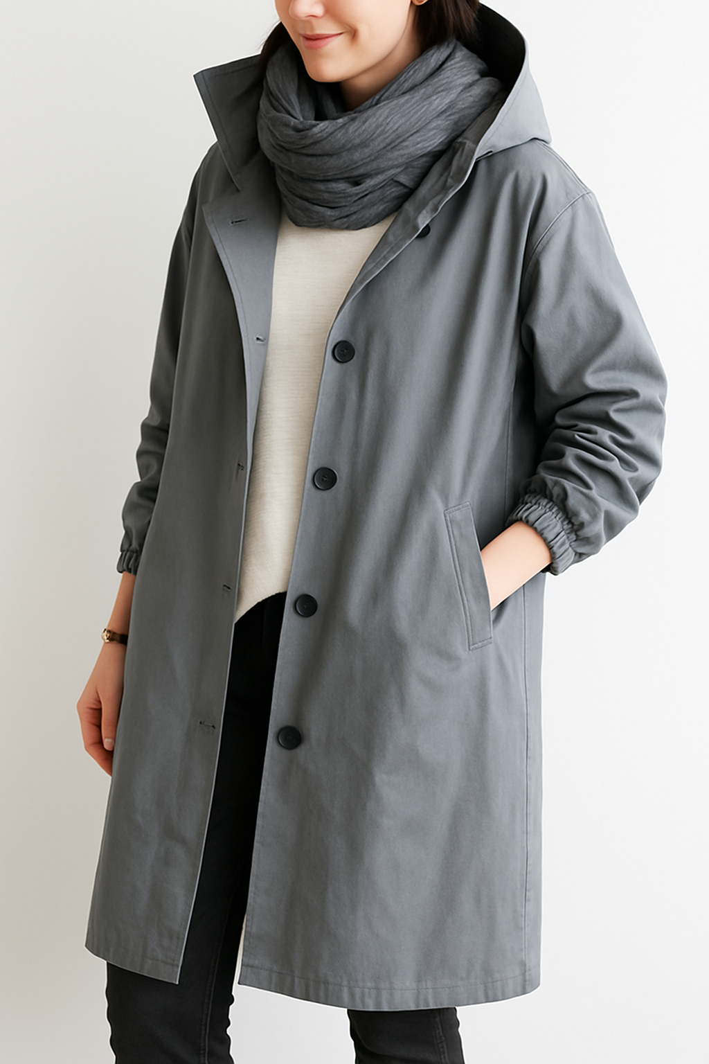 Wind- en waterdichte trenchcoat voor dames - Salve
