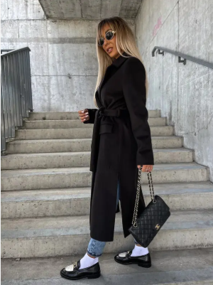 Warme trenchcoat voor vrouwen