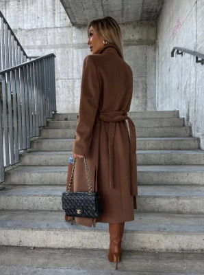 Warme trenchcoat voor vrouwen