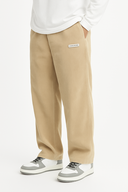 Heren Corduroy Broek | Loose-Fit & Rechte Pijp | Casual & Comfortabel | Tijdloze Stijl