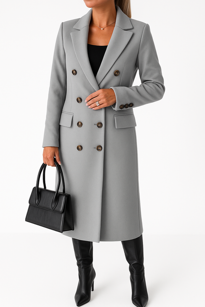 Elegante en comfortabele lange jas mantel dames