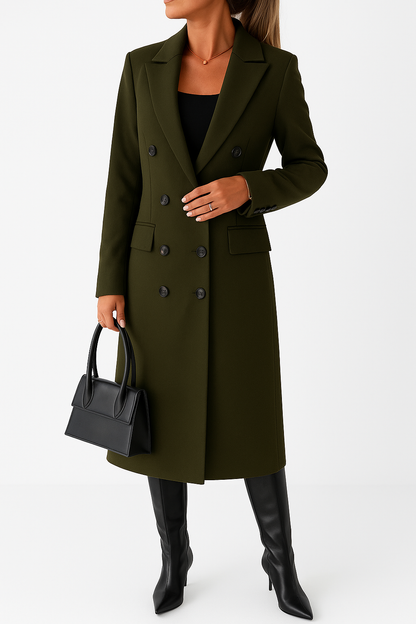 Elegante en comfortabele lange jas mantel dames