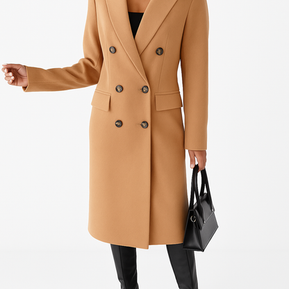 Elegante en comfortabele lange jas mantel dames