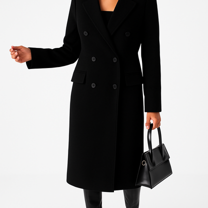 Elegante en comfortabele lange jas mantel dames