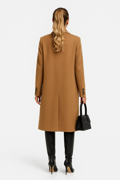 Elegante en comfortabele lange jas mantel dames
