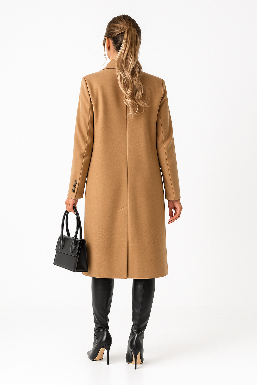 Elegante en comfortabele lange jas mantel dames