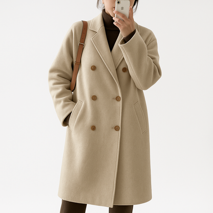 Lange mantel jas dames - Palera