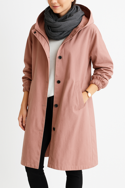 Wind- en waterdichte trenchcoat voor dames - Salve
