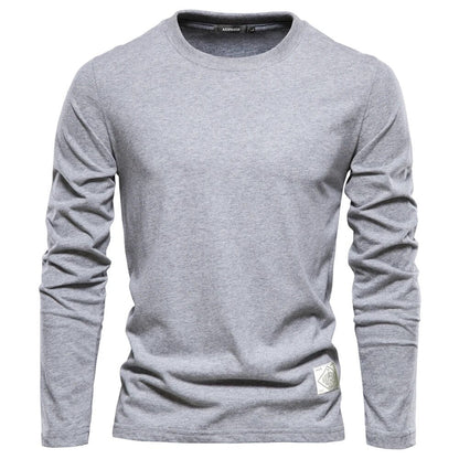Heren Basic Long Sleeve T-Shirt