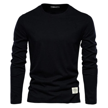 Heren Basic Long Sleeve T-Shirt