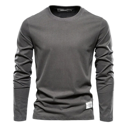 Heren Basic Long Sleeve T-Shirt