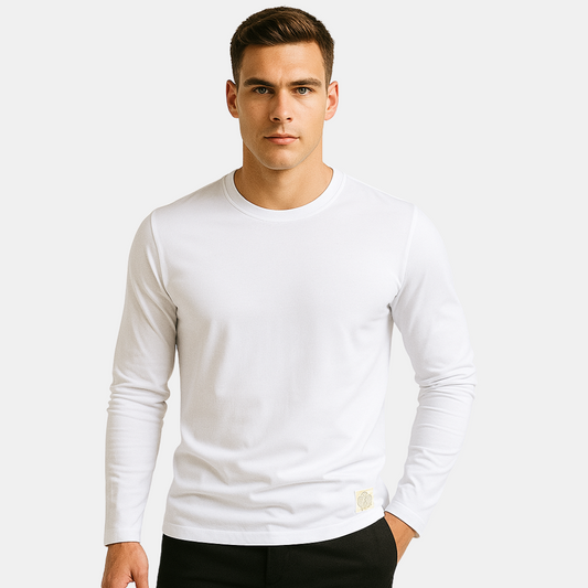 Heren Basic Long Sleeve T-Shirt