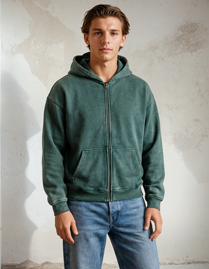 Noah | Heren Zip Hoodie Met Casual Look