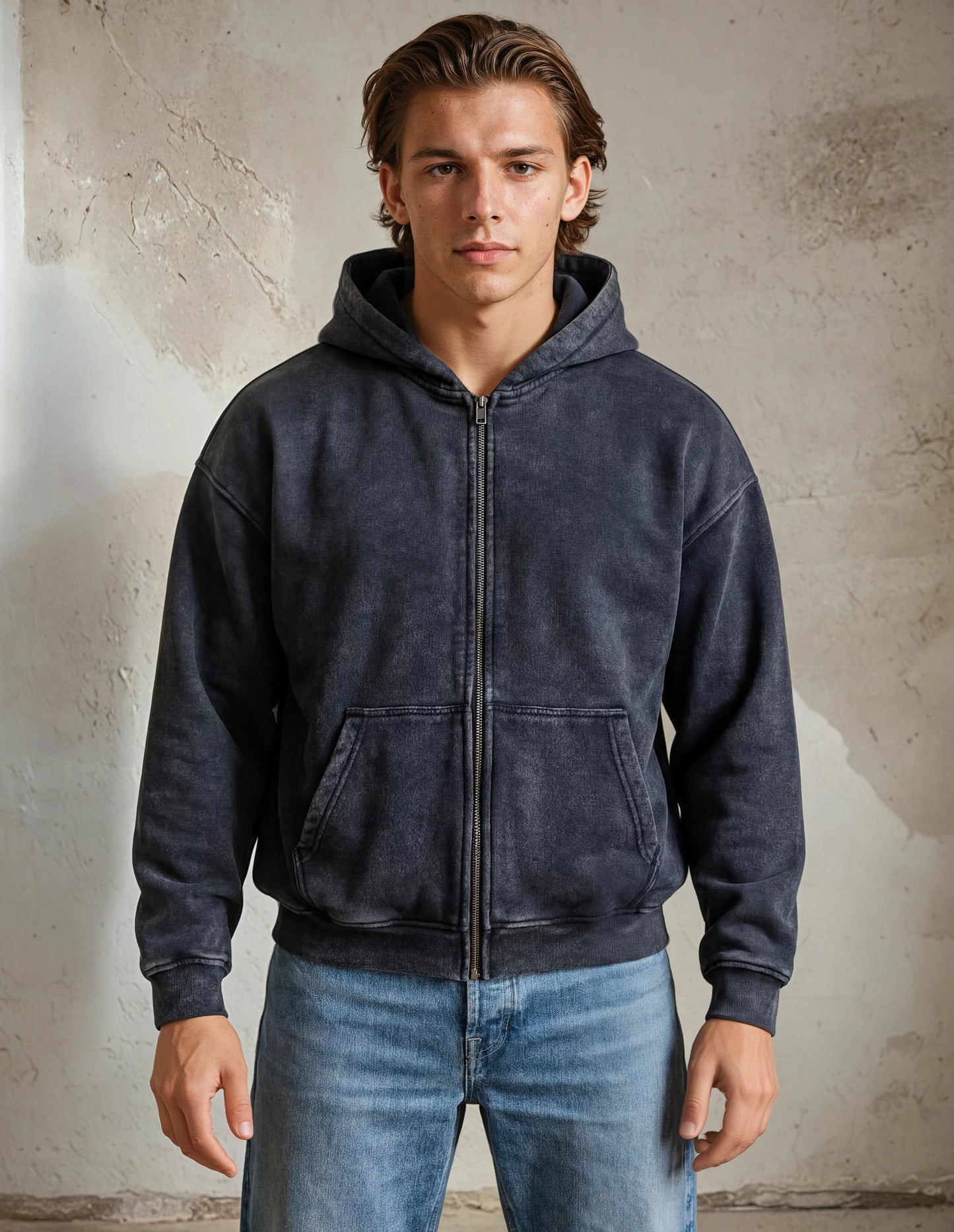 Noah | Heren Zip Hoodie Met Casual Look