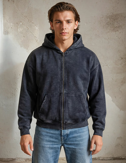Noah | Heren Zip Hoodie Met Casual Look